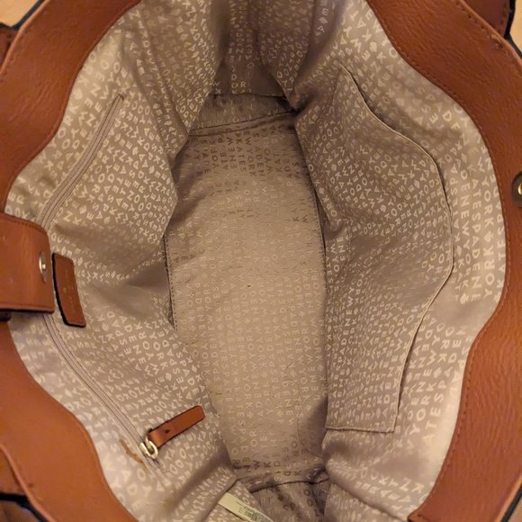 Kate Spade - Large Saddle Brown Pebbled Leather Tote Bag - Picture 3 of 5